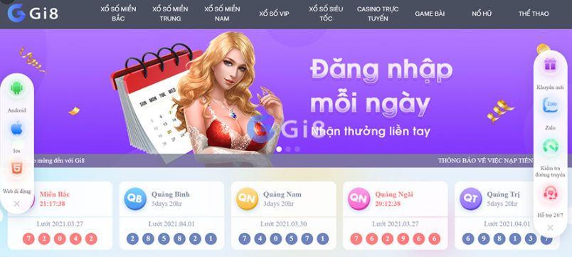 Nhiều loại hình xổ số hấp dẫn Các loại hình xổ số Gi88-con cá số mấy trong Gi88