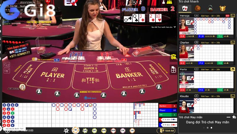Giao diện trực tuyến game Giao diện trực tuyến game gi8