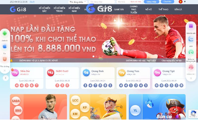Gi8 có tốc độ cập nhật kết quả nhanh nhất nhà cái Gi8 cập nhật kết quả xổ số nhanh nhất