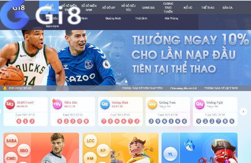 Chơi lô tô online tại Gi8 Giao diện chơi lô tô online Gi8