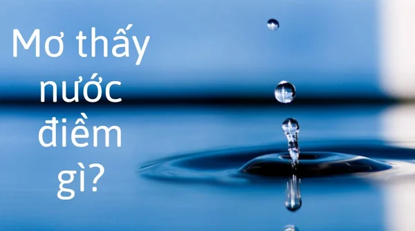 Điềm báo khi thấy nước? Nước là số mấy Điềm báo khi thấy nước? Nước là số mấy