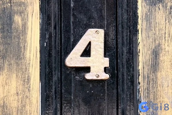 Số 4 thường được nhận định là con số kém may mắn Số 4 thường được nhận định là con số kém may mắn