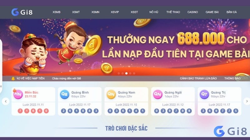 Tại Gi8 bạn có thể mua xổ số kiến thiết mọi miền xác suất trúng số kiến thiết