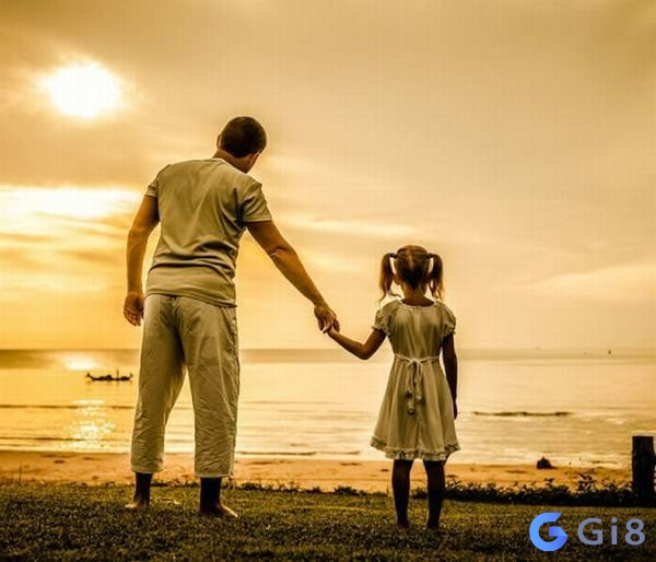 Hình ảnh người bố thường được xem như người chủ gia đình, mạnh mẽ và nề nếp Hình ảnh người bố thường được xem như người chủ gia đình, mạnh mẽ và nề nếp