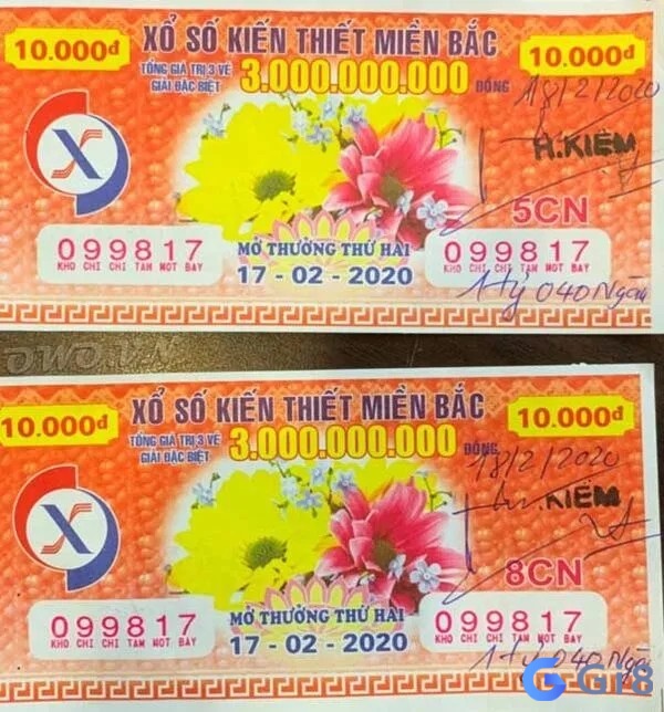 Giải đặc biệt của xổ số miền Bắc là 3 tỷ Giải đặc biệt của xổ số miền Bắc là 3 tỷ