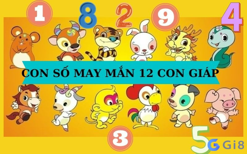 Các số 12 con giáp may mắn. Các số 12 con giáp may mắn.