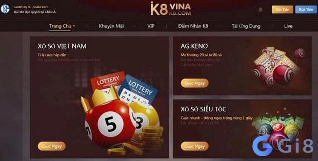 Giao diện của nhà cái đánh đề online K8 Giao diện của nhà cái đánh đề online K8