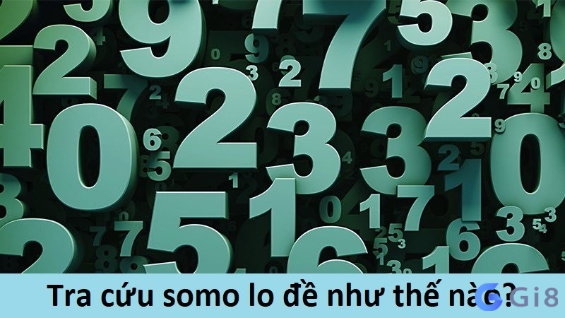 Cách tra cứu somo lo de như thế nào? Cách tra cứu somo lo de như thế nào?