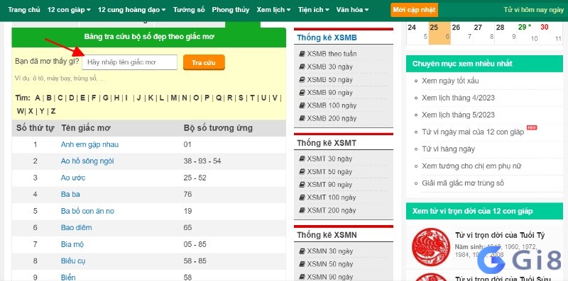 Tra giấc mơ số đề ngay trên Website Ngày đẹp Tra giấc mơ số đề ngay trên Website Ngày đẹp