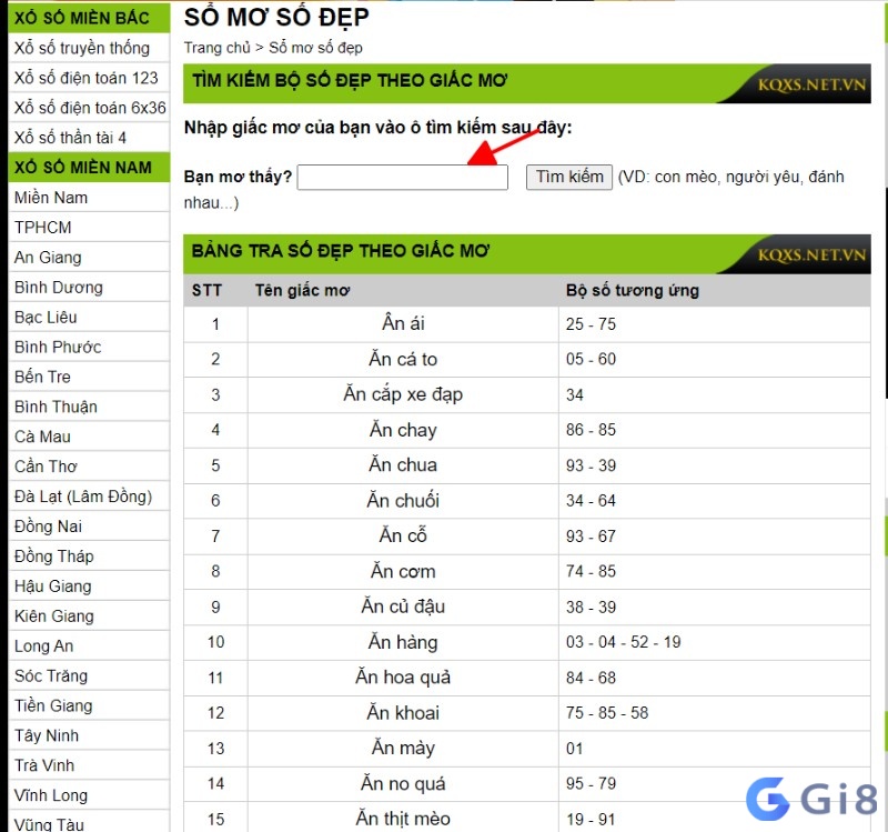 Nhập thông tin giấc mơ và website sẽ trả về bộ số tương ứng để bạn xem so mo so de Nhập thông tin giấc mơ và website sẽ trả về bộ số tương ứng để bạn xem so mo so de