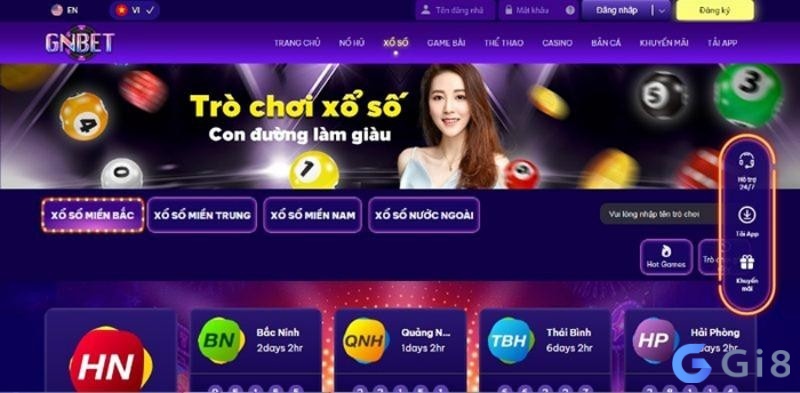 Bạn có thể lựa chọn loại hình xổ số mình yêu thích trên Gnbet Bạn có thể lựa chọn loại hình xổ số mình yêu thích trên Gnbet