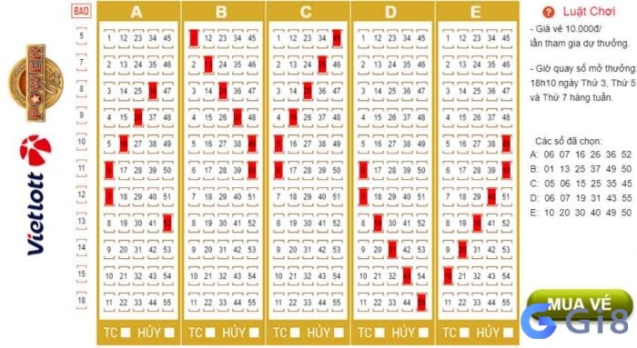 Cách chơi vé thường Power 6/55 rất đơn giản Cách chơi vé thường Power 6/55 rất đơn giản