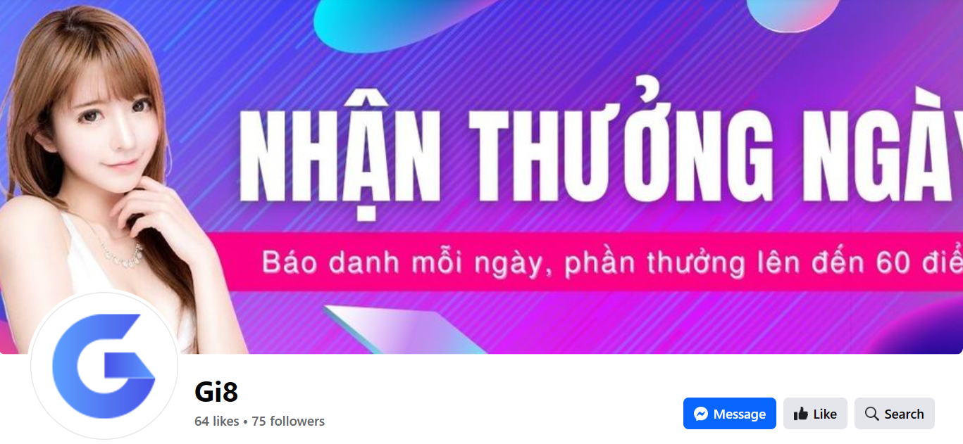 Fanpage chính thức của Gi88 Fanpage chính thức của Gi88