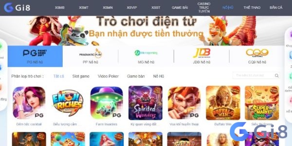 Bộ sưu tập game của Gi8 đa dạng và phong phú. Bộ sưu tập game của Gi8 đa dạng và phong phú.