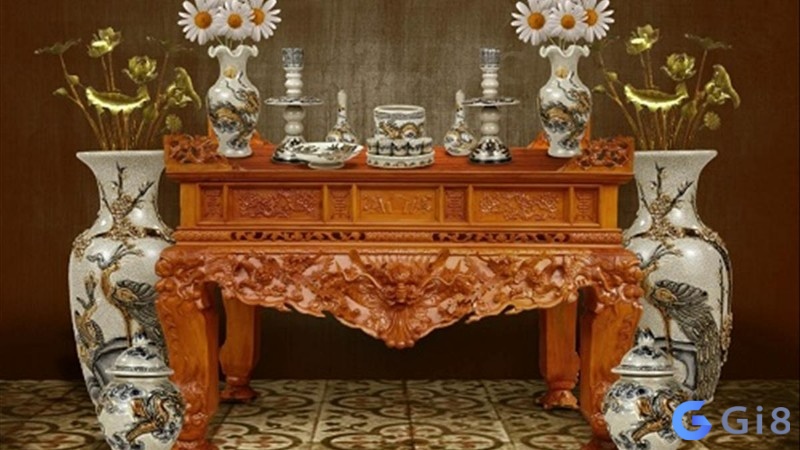 Nằm chiêm bao thấy bàn thờ sạch sẽ gọn gàng thì sắp có may mắn đến với bạn Nằm chiem bao thay ban tho sạch sẽ gọn gàng thì sắp có may mắn đến với bạn