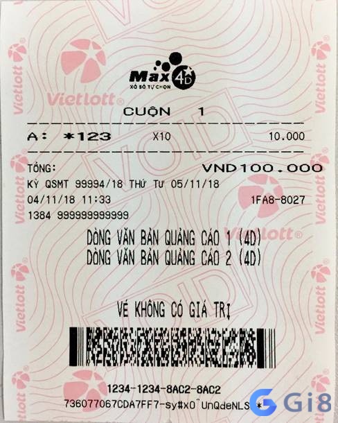Vé xổ số max 4d Vé xổ số max 4d