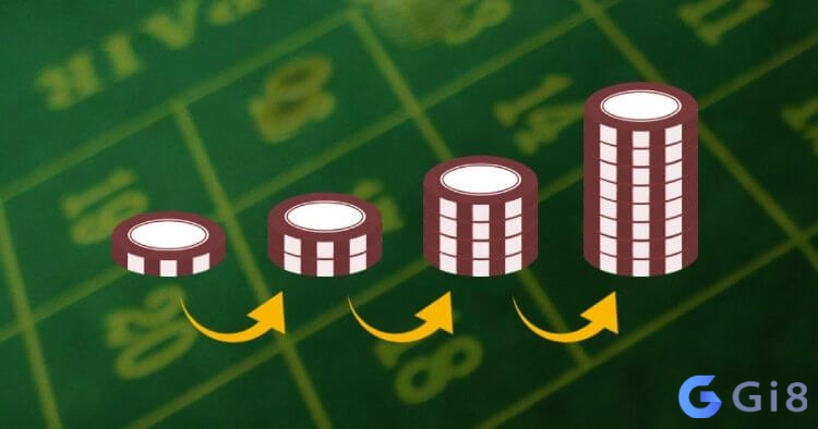 Quy tắc gấp thếp đơn giản chỉ là x2 số tiền cược sau mỗi ván thua Quy tắc gấp thếp đơn giản chỉ là x2 số tiền cược sau mỗi ván thua