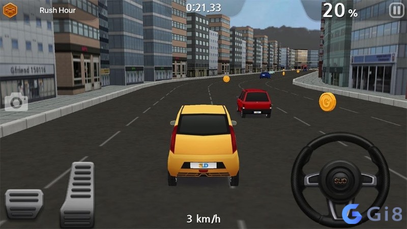 Hình ảnh xe cộ, đường phố đều được thiết kế cơ bản và dễ nhìn trong Dr. Driving Hình ảnh xe cộ, đường phố đều được thiết kế cơ bản và dễ nhìn trong Dr. Driving